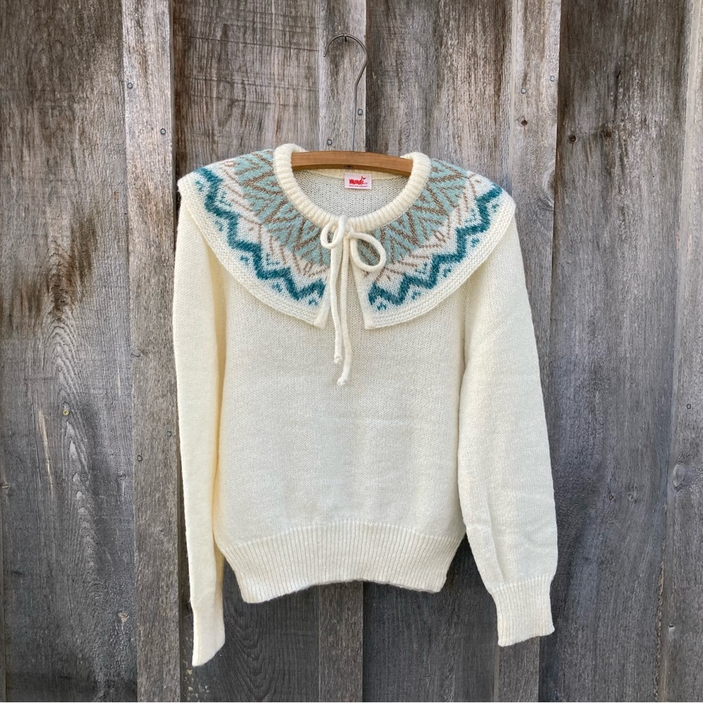 -VINTAGE APRÈS - SKI BIG COLLAR SWEATER-